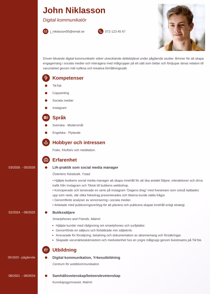 Concept Exempel CV